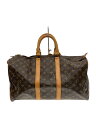 【中古】LOUIS VUITTON◆キーポル45_モノグラム・キャンバス_BRW/PVC/BRW【バッグ】