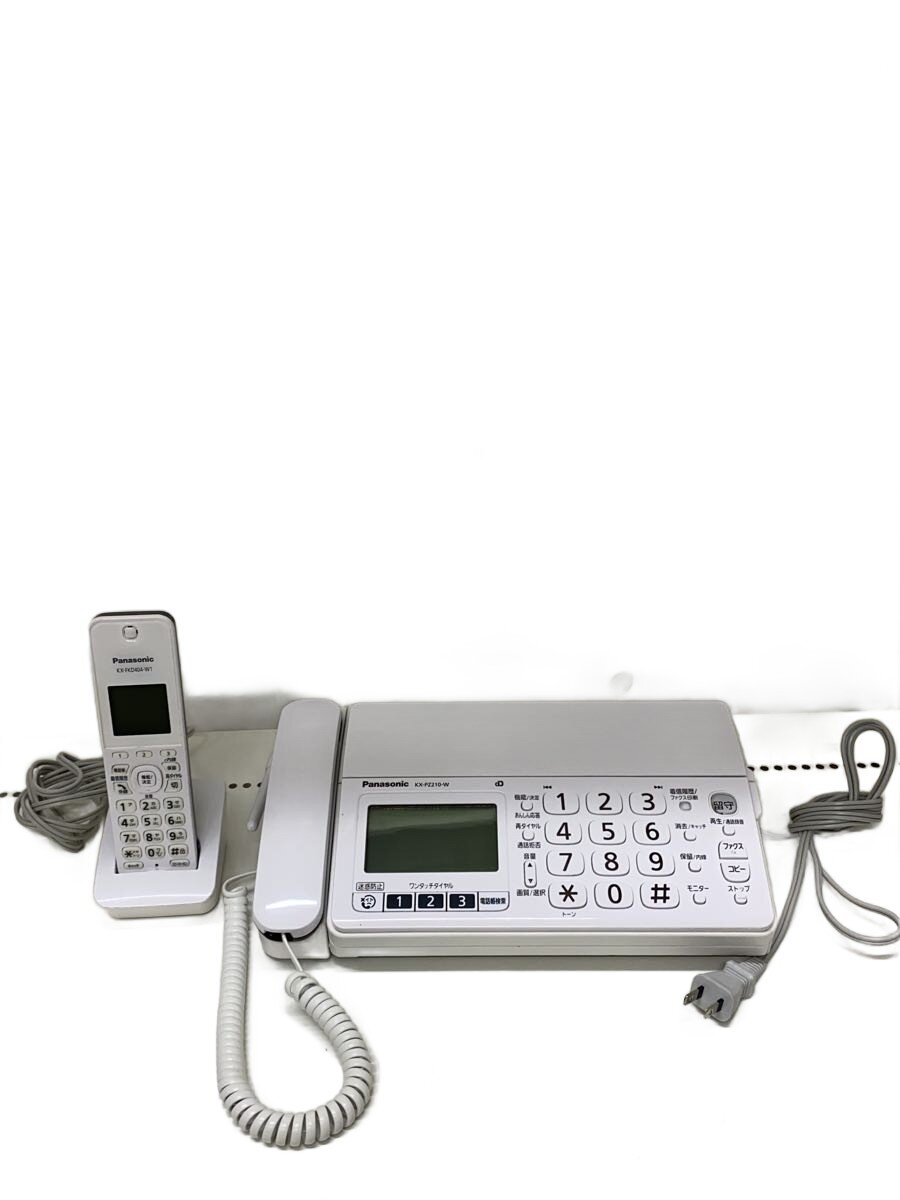【中古】Panasonic◆FAX電話 おたっくす KX-PZ210DL-W//【家電・ビジュアル・オーディオ】