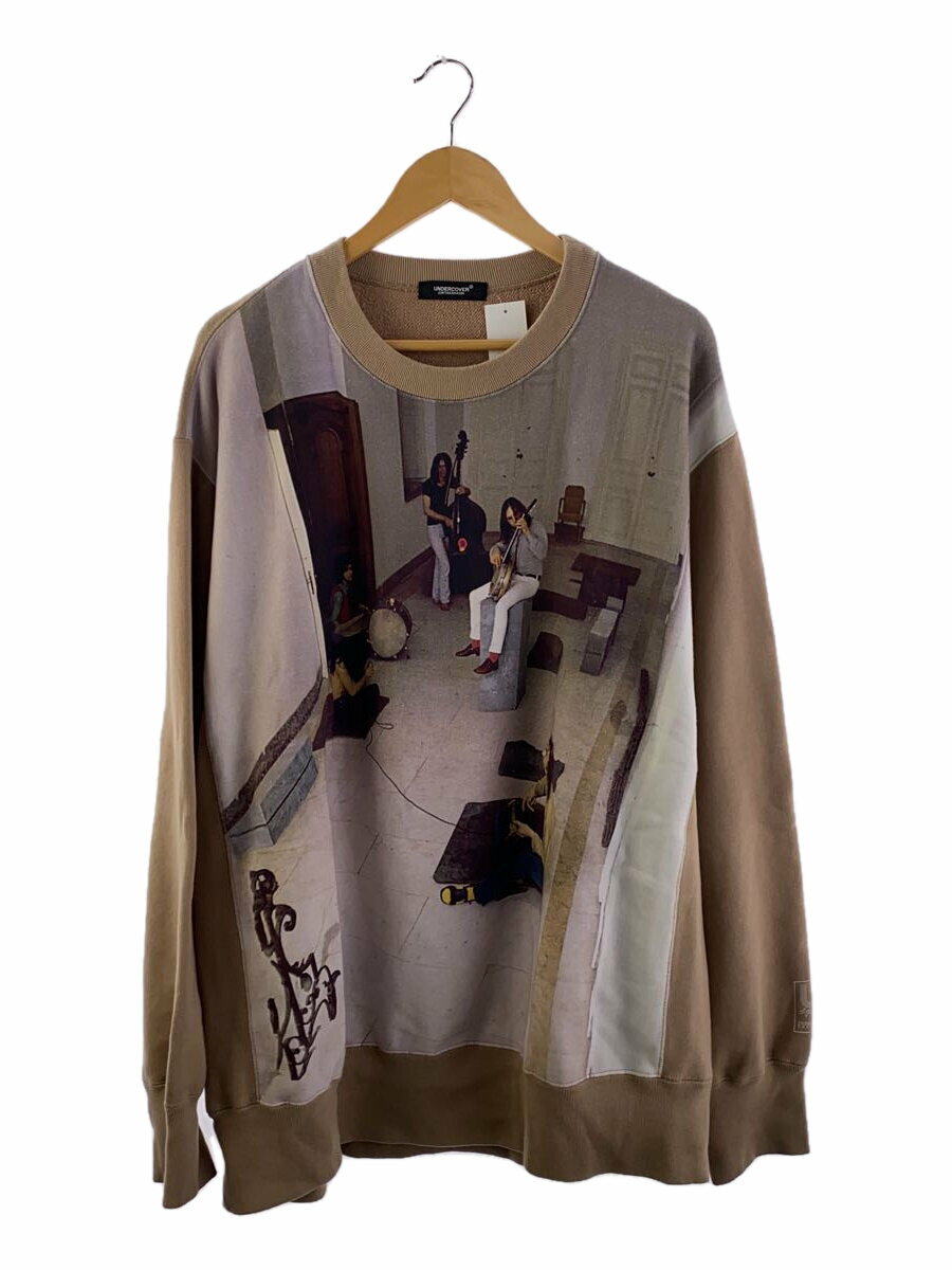 【中古】UNDERCOVER◆24AW/プルオーバースウェット/5/コットン/BEG/UC2D9801-3【メンズウェア】