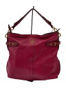 【中古】COACH◆トートバッグ/レザー/PNK/無地/j1076-16413【バッグ】