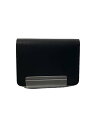 【中古】forme◆Short Wallet/2つ折り財布/レザー/BLK/メンズ//【服飾雑貨他】