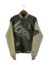 【中古】ICE CREAM◆スタジャン/M/ウール/GRY/JP243X004//【メンズウェア】