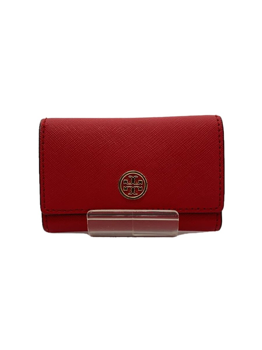 【中古】TORY BURCH◆キーケース/--/RED/レディース/ロゴサビ有【服飾雑貨他】