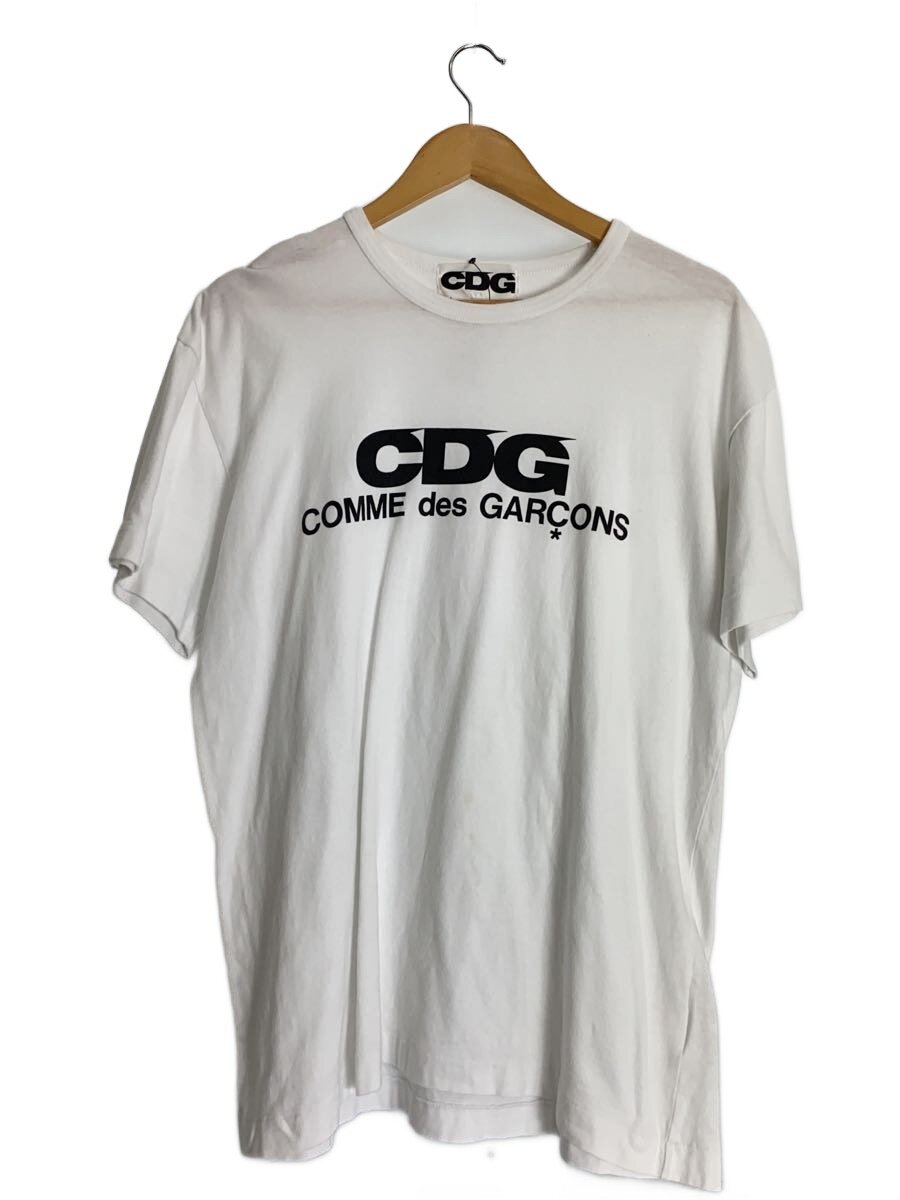 【中古】CDG◆Tシャツ/XXL/コットン/WHT/SZ-T005【メンズウェア】