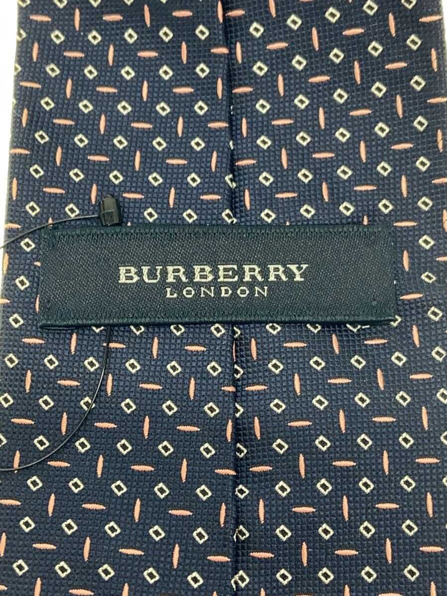 中古 BURBERRY LONDON ネクタイ シルク BLK 総柄 メンズ 服飾雑貨他 jumblestore-38042285 2nd STREET 楽天市場店 サンプル画像3