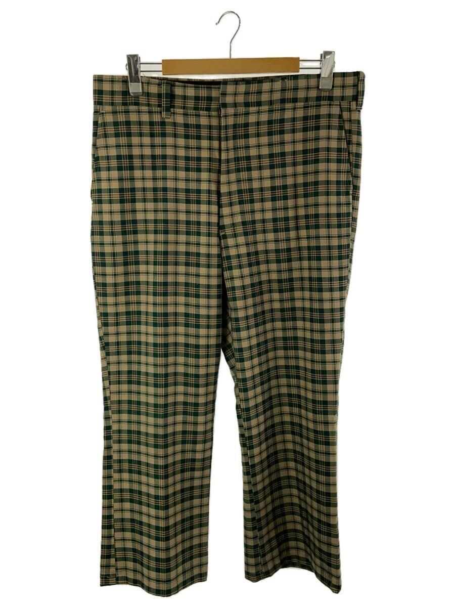 【中古】FARAH◆ボトム/--/--/GRN/チェック/60s/アメリカ製/TALON【メンズウェア】
