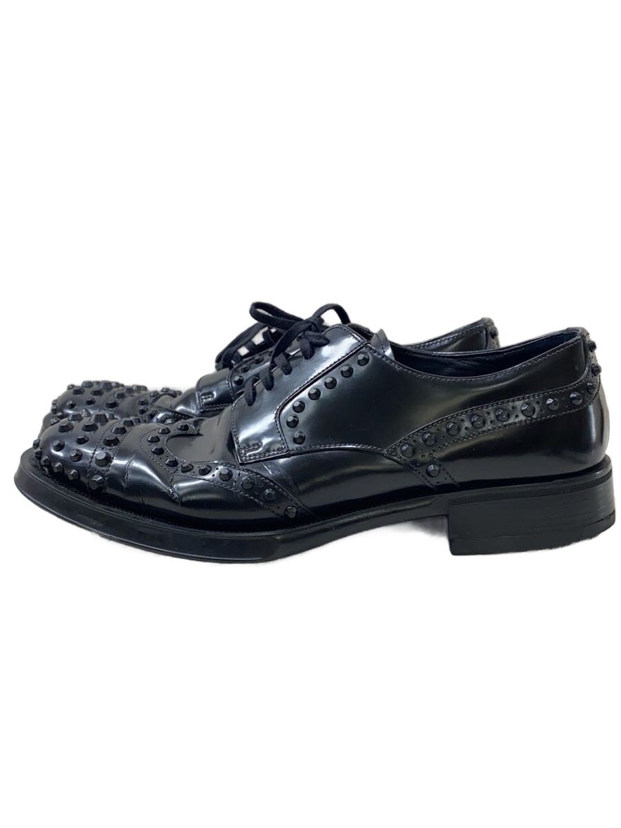 Rakuten - 【中古】PRADA◆ドレスシューズ/US7/BLK/レザー/2EE289【シューズ】