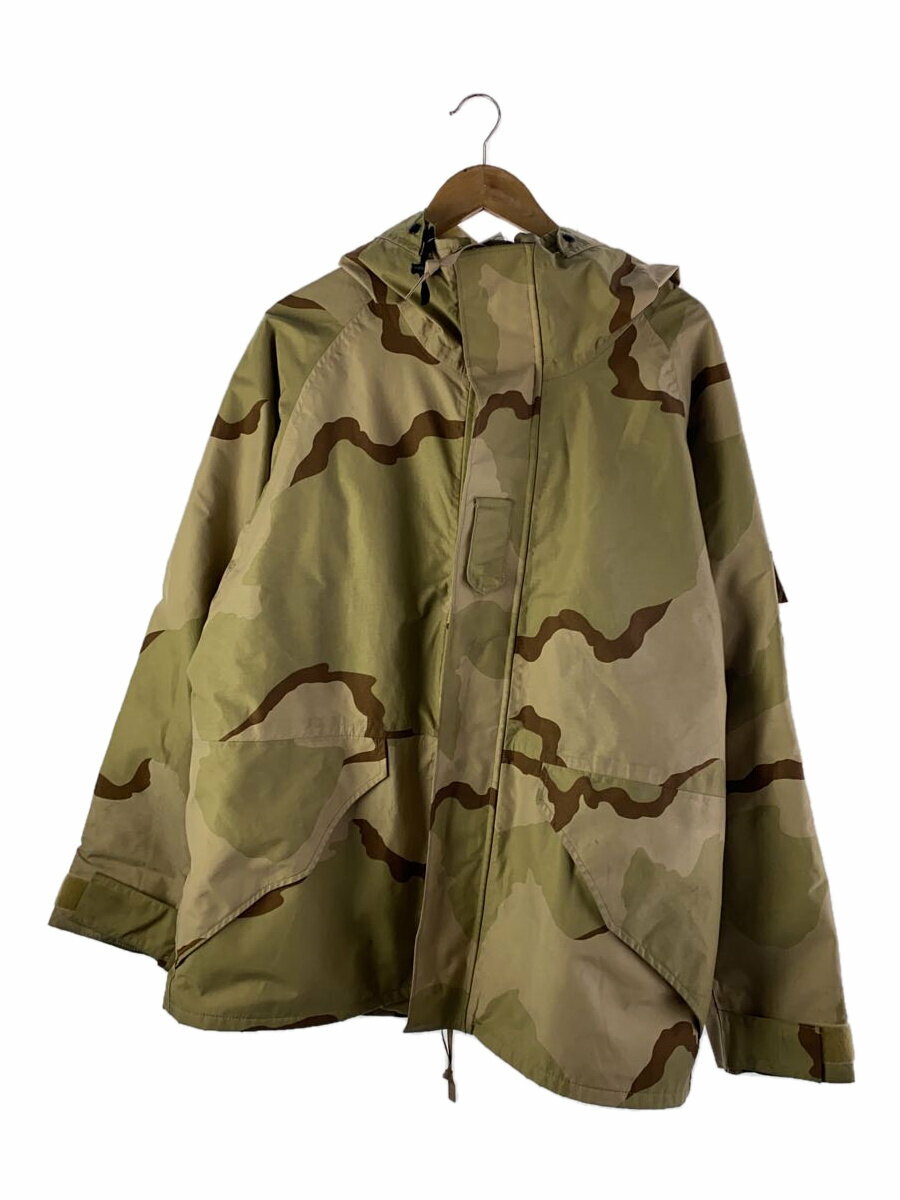 【中古】US.ARMY◆ジャケット/L/ナイロン/KHK/カモフラ/8415-01-470-2828【メンズウェア】