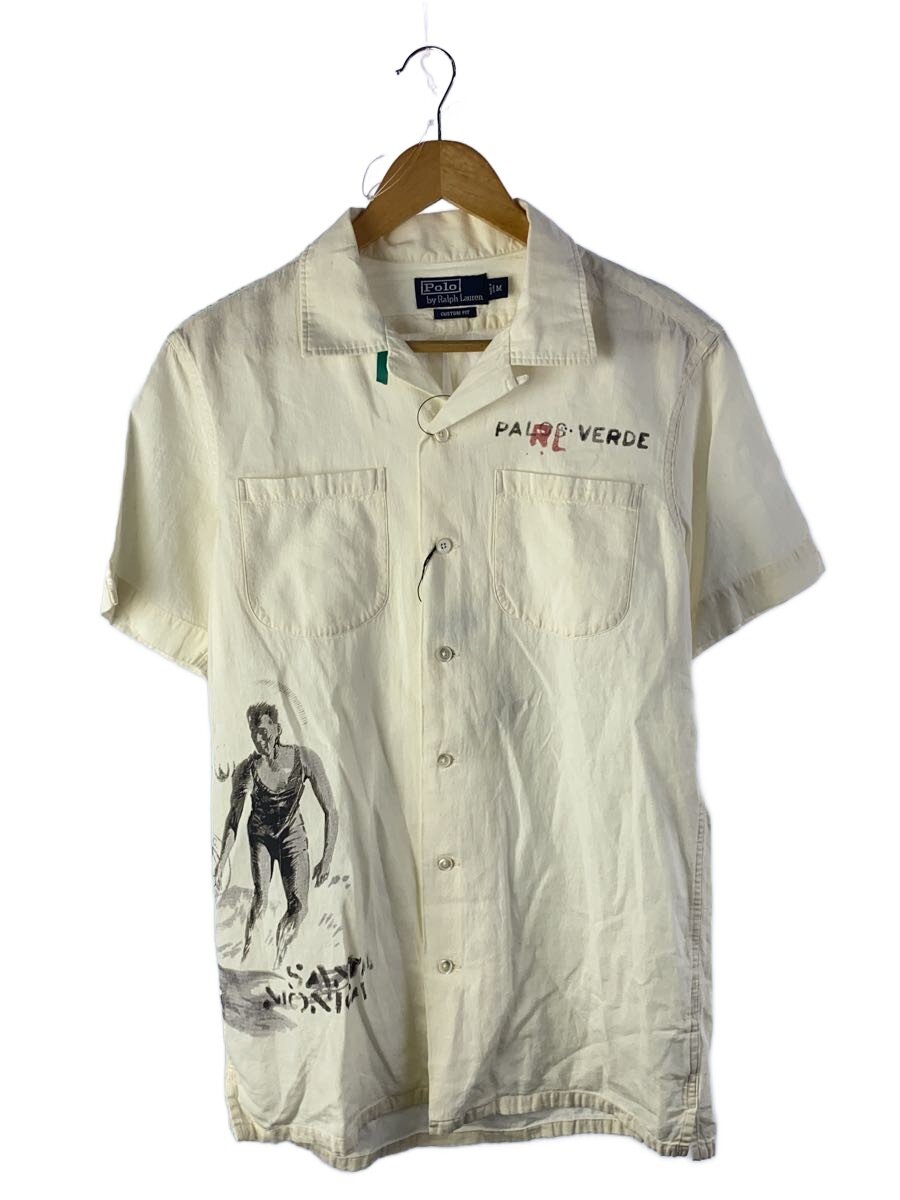 Rakuten - 【中古】POLO RALPH LAUREN◆半袖シャツ/M/リネン/WHT//【メンズウェア】