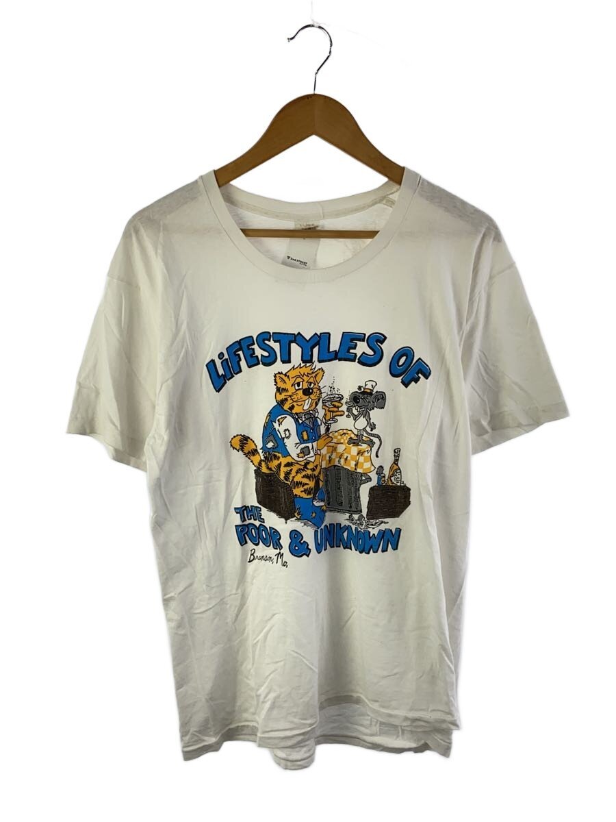 Lifestyles of the Poor&Unkown/Tシャツ/XL/コットン/WHT