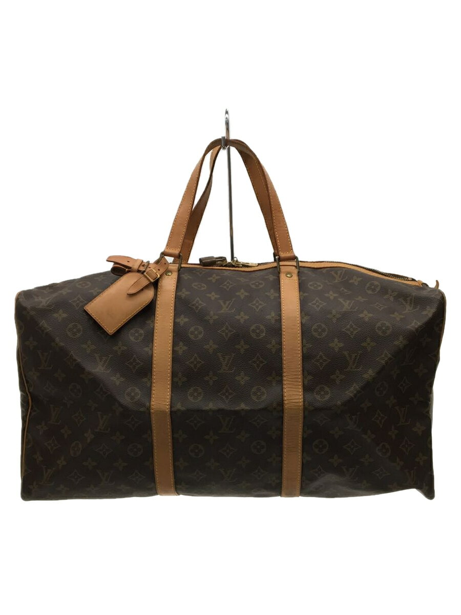 【中古】LOUIS VUITTON◆キーポル50_モノグラム_BRW/PVC/BRW【バッグ】