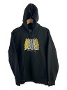 【中古】Carhartt◆パーカー/S/ポリエステル/BLK/プリント/HOODED CHESSBOARD SWEAT【メンズウェア】
