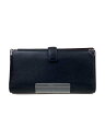 【中古】Cartier◆長財布/レザー/GRY/無地/レディース/CRL3001759【服飾雑貨他】