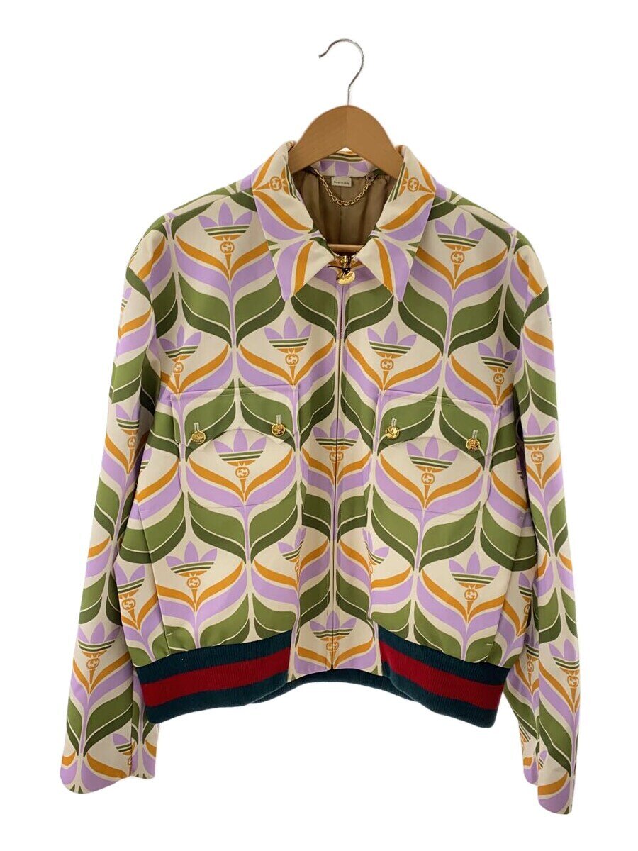 【中古】GUCCI◆ブルゾン/691425/48/レーヨン/マルチカラー/総柄//【メンズウェア】