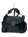 【中古】バッグ/--/BLK/無地【バッグ】(4)
