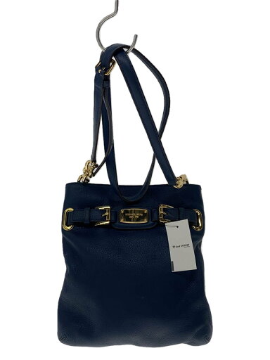 【中古】MICHAEL KORS◆ショルダーバッグ/レザー/NVY【バッグ】 【中古】MICHAEL KORS◆ショルダーバッグ/レザー/NVY【バッグ】