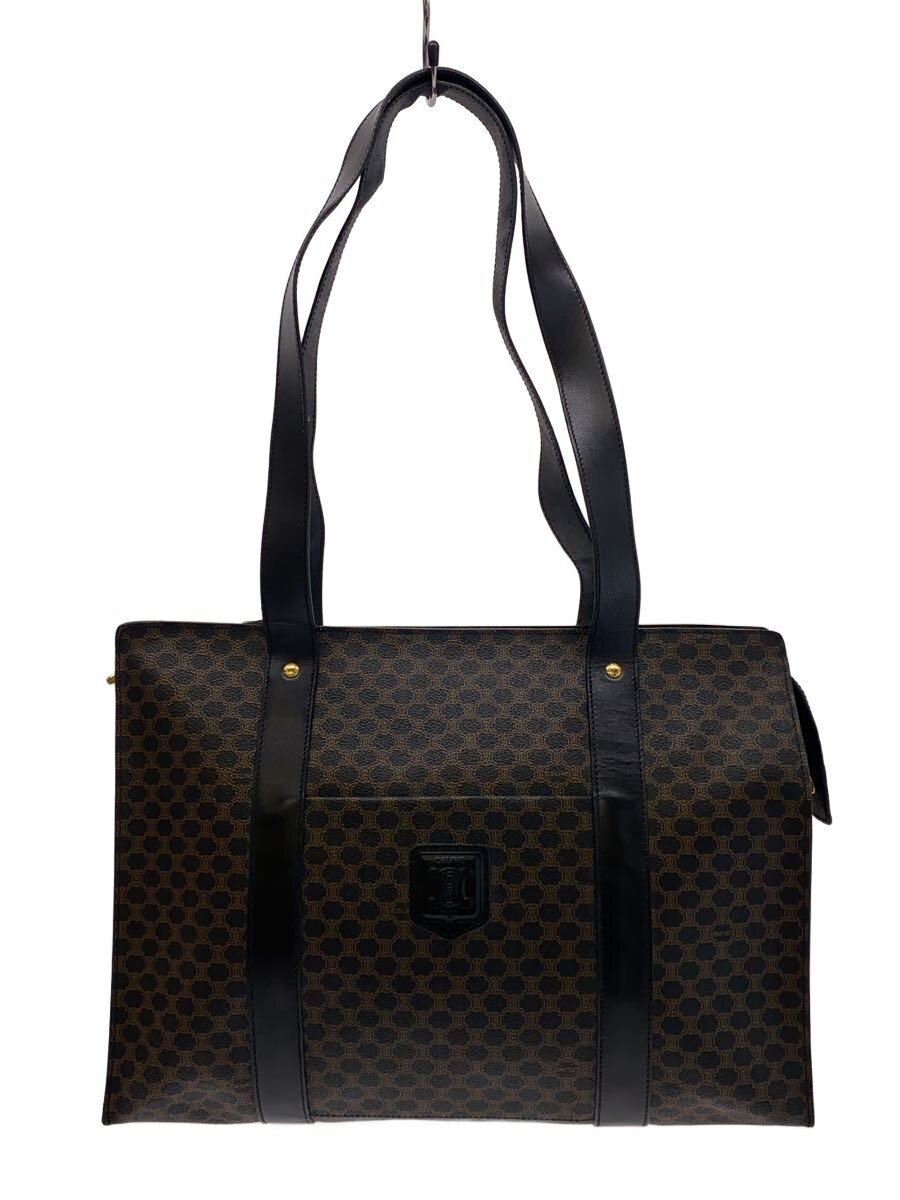 【中古】CELINE◆トートバッグ/PVC/ブラウン/総柄【バッグ】