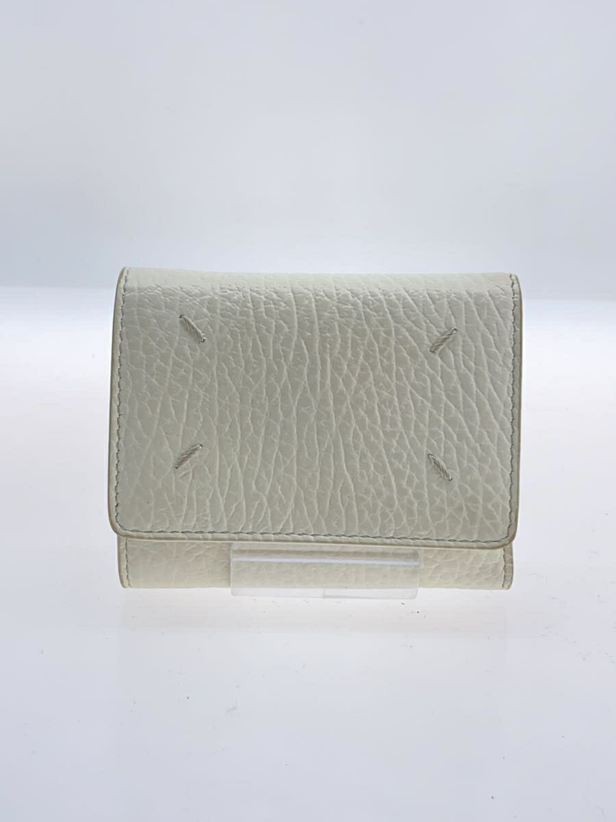 šMaison MargielaZIP COMPACT TRI FOLD WALLET/쥶/WHT/ǥ/SA3UI0010¾