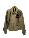 【中古】ICE CREAM◆OG WORK JACKET/ワッペン/スウィングトップ/ブルゾン/XL/コットン/BEG【メンズウェア】