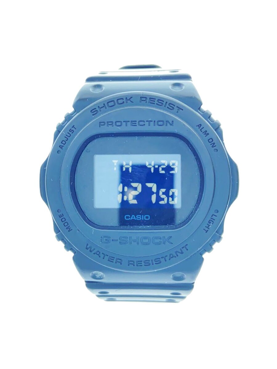 【中古】CASIO◆クォーツ腕時計・G-SHOCK/デジタル/ラバー/BLK/BLK/SS【服飾雑貨他】