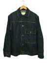 【中古】STUDIO NICHOLSON◆LAZAR SELVEDGE DENIM JACKET/S/デニム/IDG/SNM-545【メンズウェア】