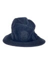 【中古】STONE ISLAND◆バケットハット/M/BLK/メンズ【服飾雑貨他】