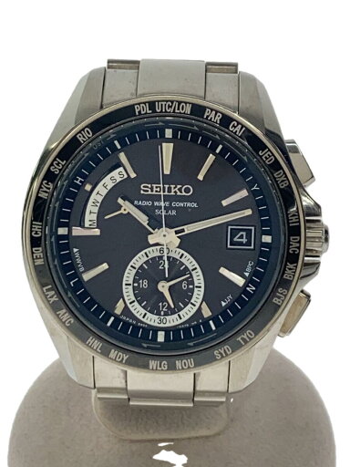 【中古】SEIKO◆ソーラー腕時計/アナログ/--/GLD/SLV/8b54-0bb0【服飾雑貨他】 【中古】SEIKO◆ソーラー腕時計/アナログ/--/GLD/SLV/8b54-0bb0【服飾雑貨他】