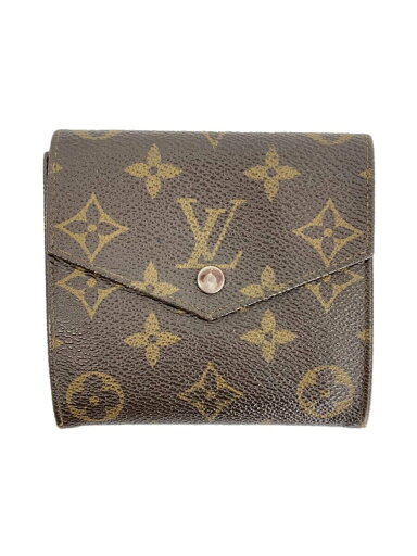 【中古】LOUIS VUITTON◆ポルト・モネ・ビエ・カルト・クレディ_モノグラム・キャンバス_BRW/--/BRW/総柄/レディース【服飾雑貨他】 【中古】LOUIS VUITTON◆ポルト・モネ・ビエ・カルト・クレディ_モノグラム・キャンバス_BRW/--/BRW/総柄/レディース【服飾雑貨他】