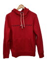 【中古】TOMMY HILFIGER◆パーカー/M/コットン/RED/MW13720【メンズウェア】