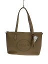 【中古】COACH◆ハンドバッグ/レザー/ブラウン/CM086【バッグ】