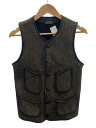 【中古】Brown’s BEACH JACKET◆EARLY VEST/ウールベスト/34/KHK/524【メンズウェア】