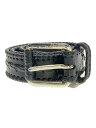 【中古】MICHAEL MICHAEL KORS◆ベルト/レザー/BLK/無地/レディース【服飾雑貨他】