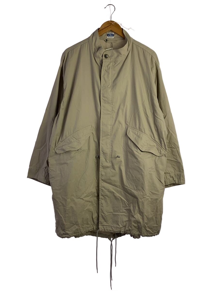 ARMY TWILL SANFORIZED◆モッズコート/L/コットン/BEG/無地