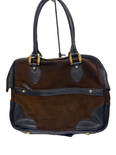 【中古】J&M DAVIDSON◆バッグ/スウェード/BRW【バッグ】 【中古】J&M DAVIDSON◆バッグ/スウェード/BRW【バッグ】