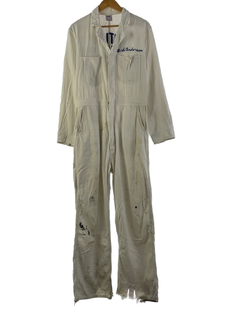 【中古】Lee◆オールインワン/40/--/WHT【メンズウェア】