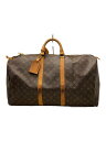 【中古】LOUIS VUITTON◆キーポル55_モノグラム・キャンバス_BRW/PVC/BRW【バッグ】