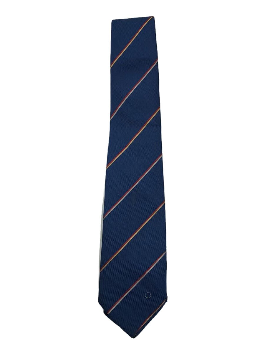 【中古】dunhill◆ネクタイ/シルク/NVY