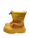 【中古】mont-bell◆キッズ靴/21cm/スノーブーツ/パウダーブーツ/YLW/421510237【キッズ】