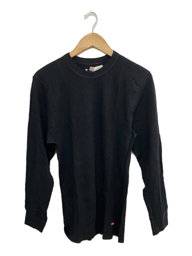 【中古】Supreme◆THERMAL CREW/長袖Tシャツ/L/コットン/BLK【メンズウェア】 【中古】Supreme◆THERMAL CREW/長袖Tシャツ/L/コットン/BLK【メンズウェア】