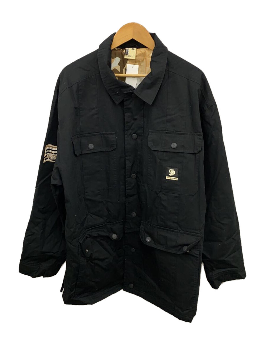 【中古】STATEPRPPETY/ジャケット/XL/--/BLK/無地【メンズウェア】