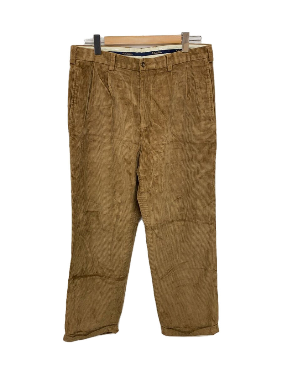 【中古】BROOKS BROTHERS◆ボトム/36/ポリエステル/キャメル/香港製/コーディロイ【メンズウェア】