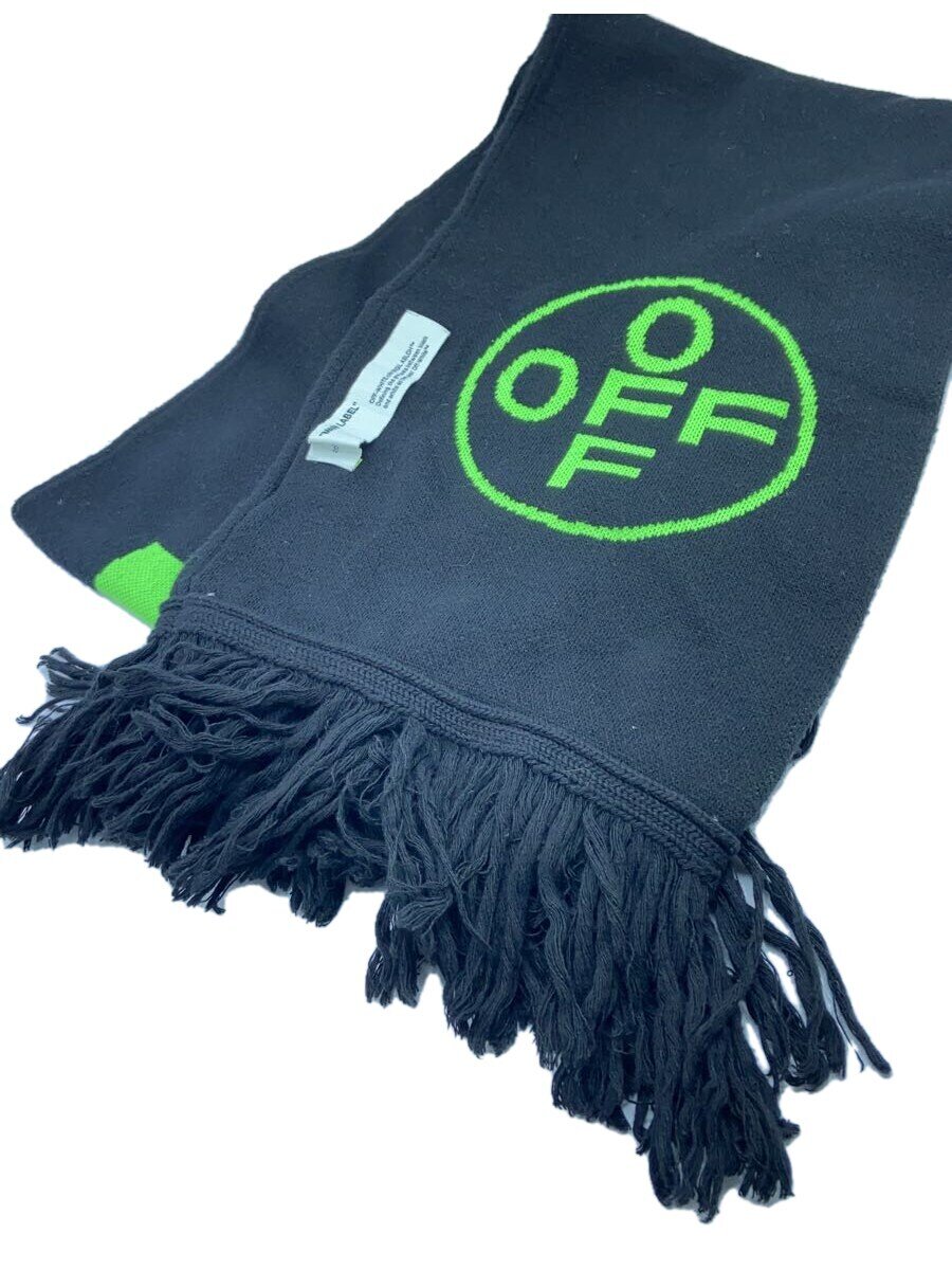 【中古】OFF-WHITE◆マフラー/--/BLK/メンズ/OMMA001R20407006//【服飾雑貨他】