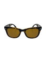 【中古】Ray-Ban◆サングラス/ウェリントン/プラスチック/BRW/BRW/メンズ/RB4105【服飾雑貨他】
