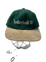 【中古】Timberland◆90s/usa製/状態考慮/キャップ/--/ウール/グリーン/メンズ//【服飾雑貨他】