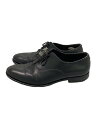 【中古】ISETAN MEN’S◆ドレスシューズ/38/BLK【シューズ】(4)
