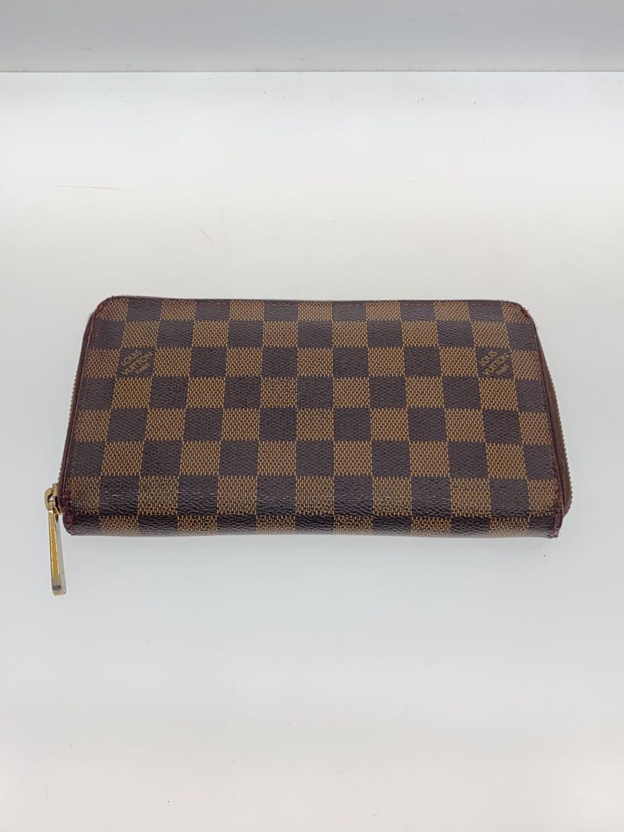 Clothing Accessories (Caps, Ties, Belts) - 【中古】LOUIS VUITTON◆ジッピー・オーガナイザー_ダミエ・エベヌ_BRW/PVC/BRW/メンズ【服飾雑貨他】