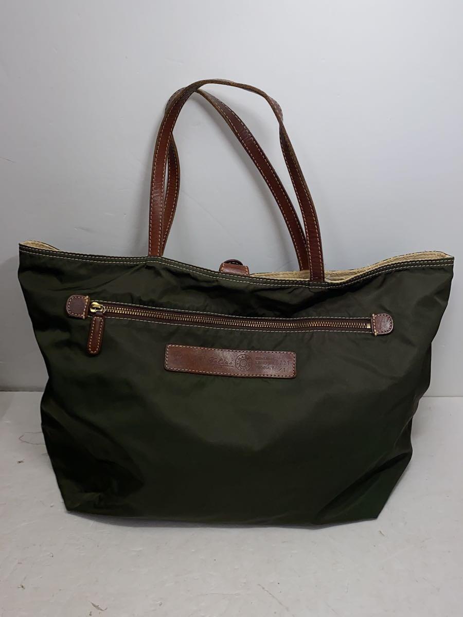 【中古】Felisi◆トートバッグ/--/GRN/無地/9721【バッグ】