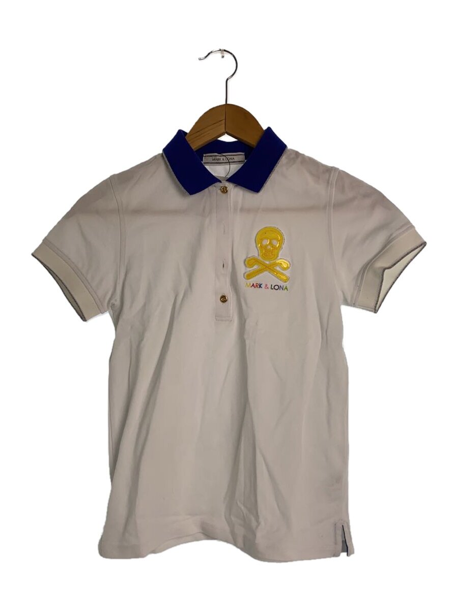 【中古】MARK & LONA◆スポーツウェアー/S/WHT/レディース/ゴルフ//【スポーツ】