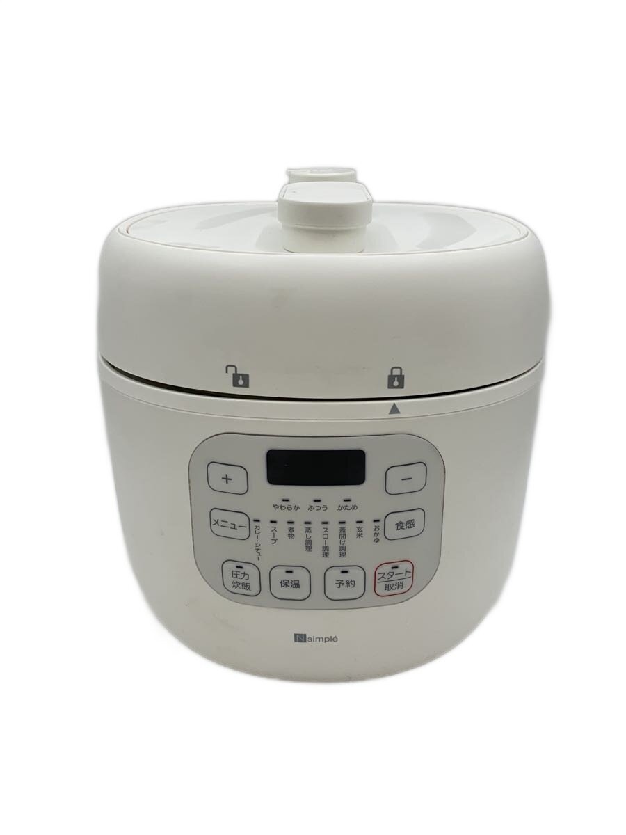 【中古】NITORI◆調理家電その他 電気圧力鍋 2L IN03 ホワイト(8971668)【家電・ビジュアル・オーディオ】