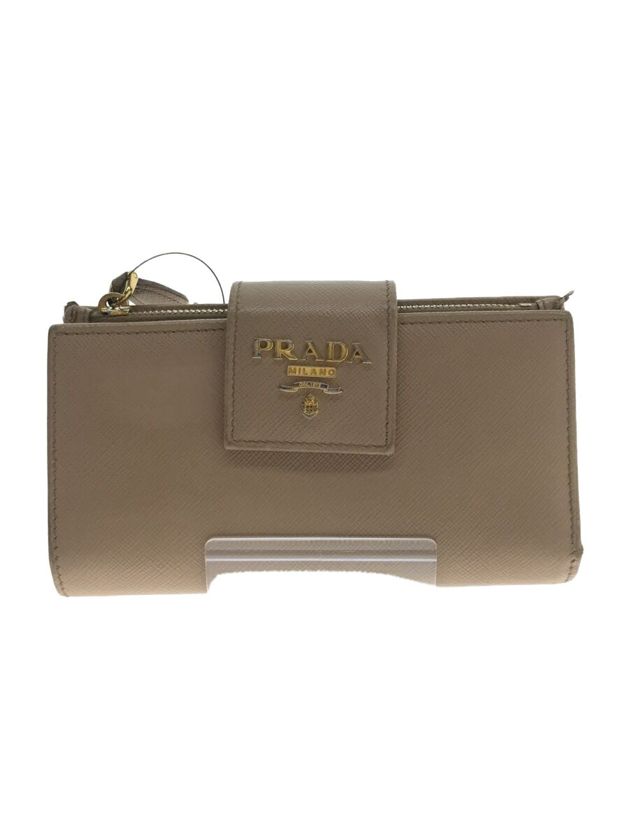 【中古】PRADA◆サフィアーノ/長財布